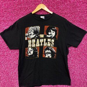 The Beatles Let It Be Album Art Distressed Rock Band Tee M